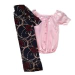 بلوز و شلوار دخترانه گل رز