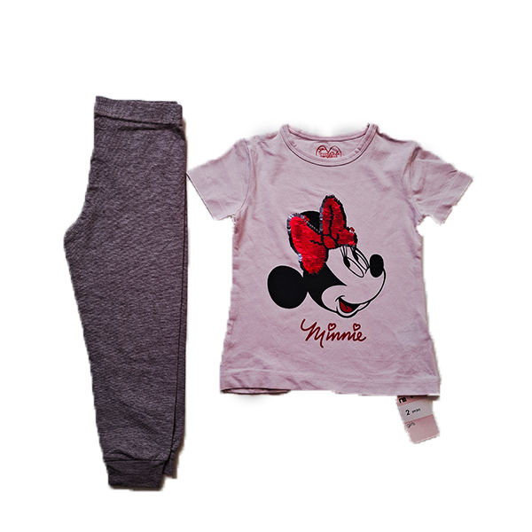 ست تیشرت و شلوار دخترانه میکیموس